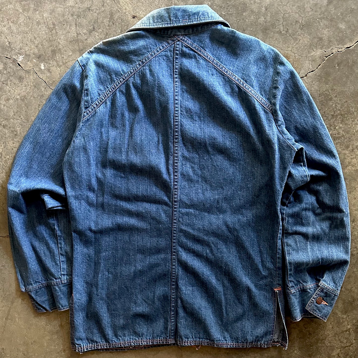 1970s Wrangler Wrapid Transit Denim Shirt
