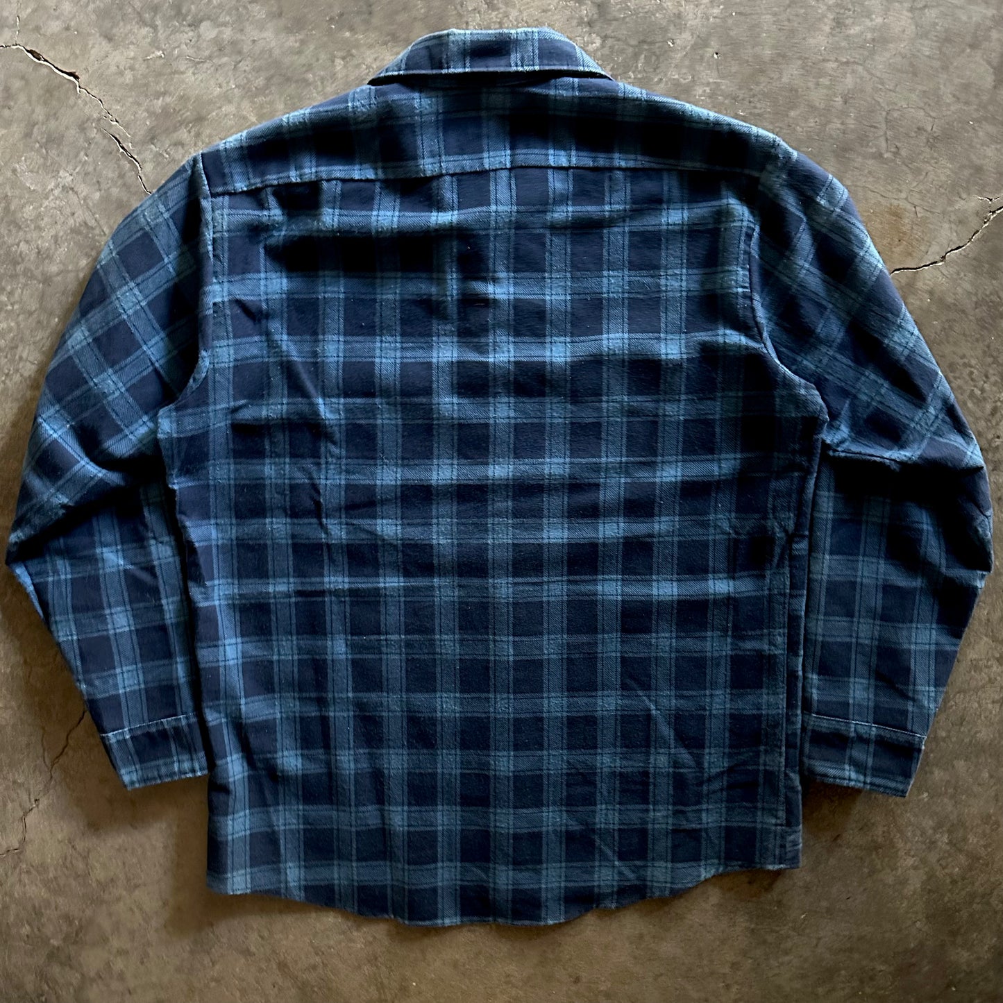1970s Blue Fieldmaster Flannel