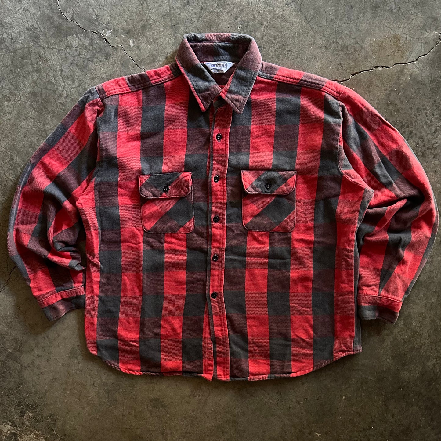 1970s Five Brothers Cotton Flannel