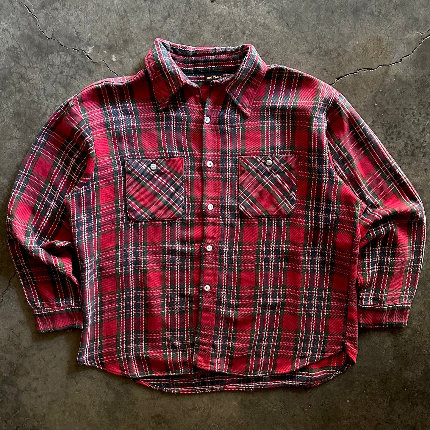Vintage Big Yank Heavy Cotton Flannel