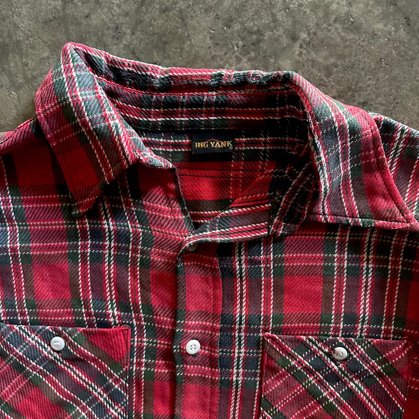 Vintage Big Yank Heavy Cotton Flannel
