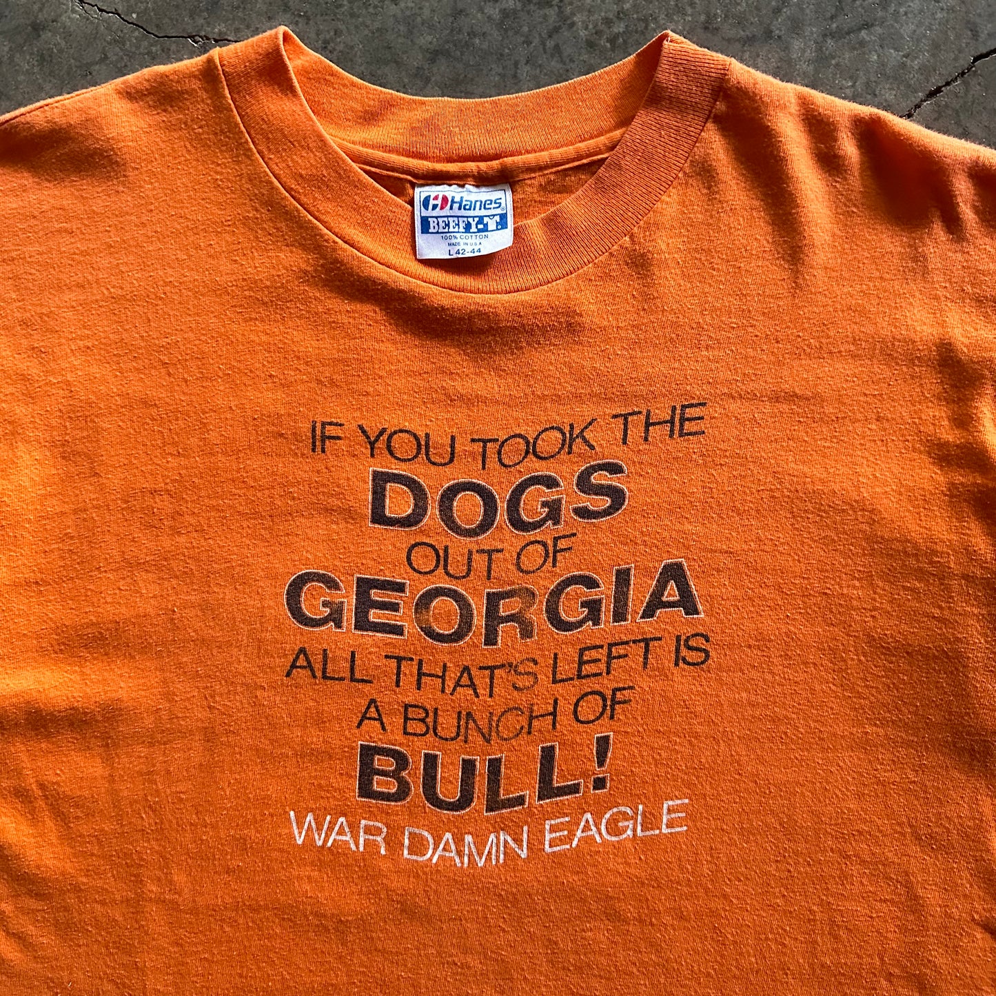 1980s Auburn University War Damn Eagle Tee