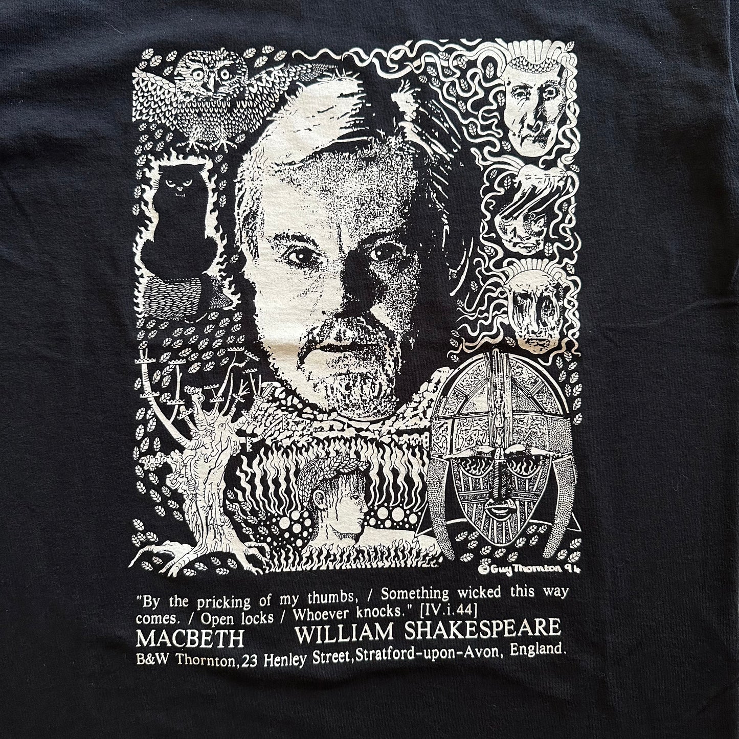 1990s Macbeth William Shakespeare Tee