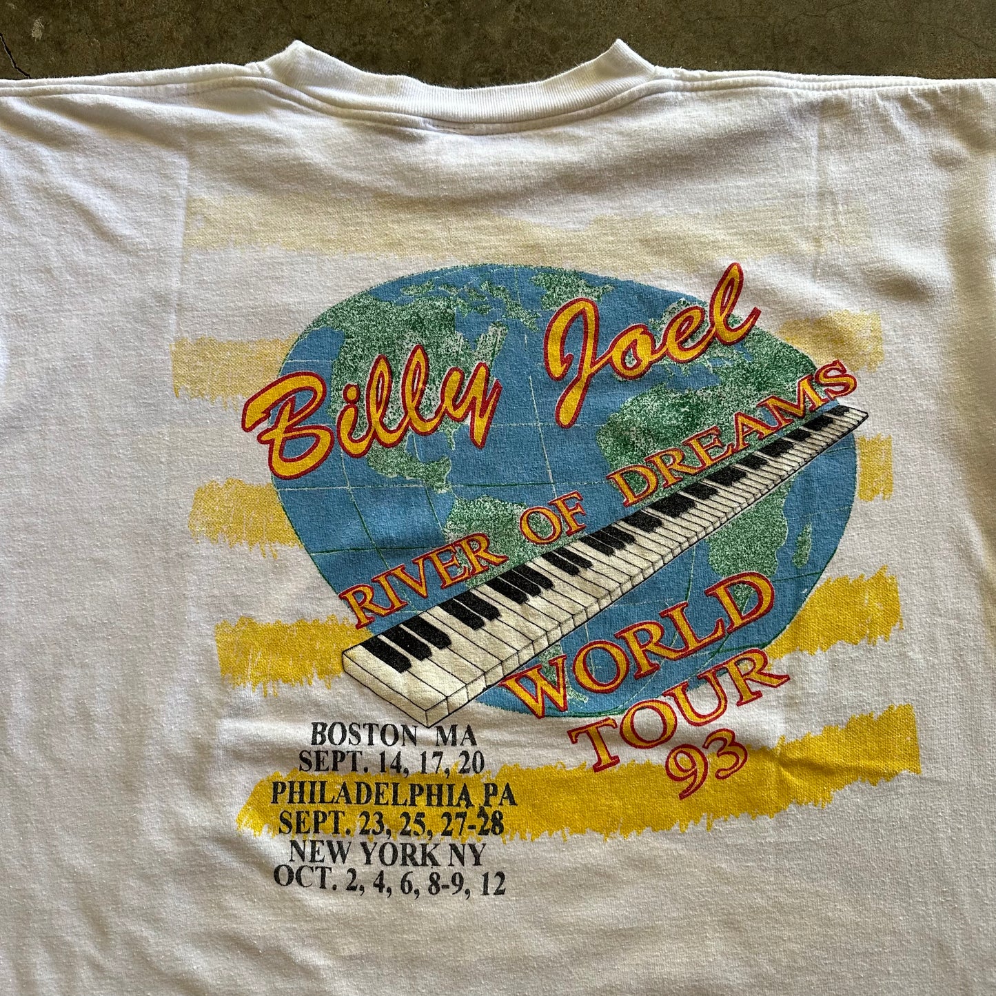 1993 Billy Joel River Of Dreams Tee