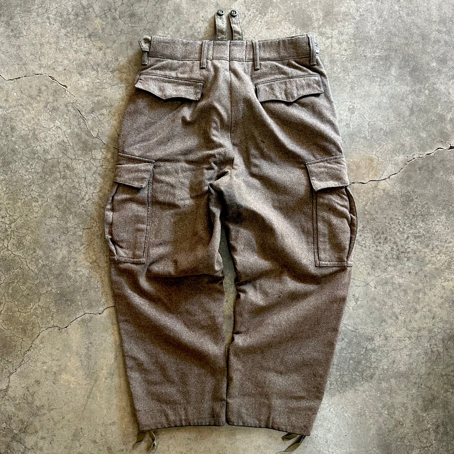 1960s Schilling O.H.G Wool Cargo Pants