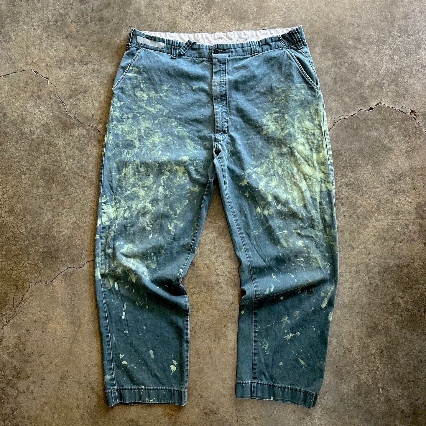 1970s Green Painter Chinos