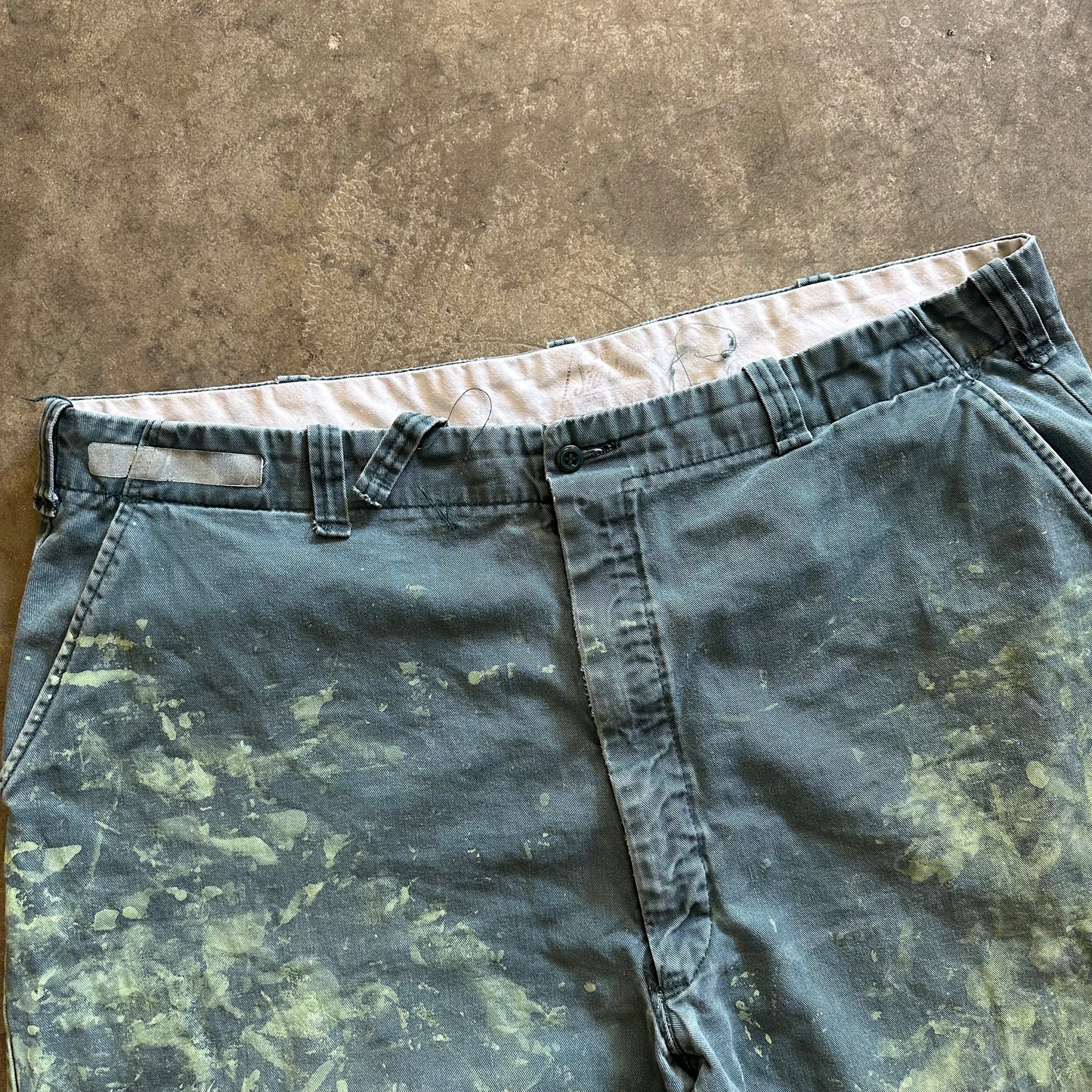 1970s Green Painter Chinos