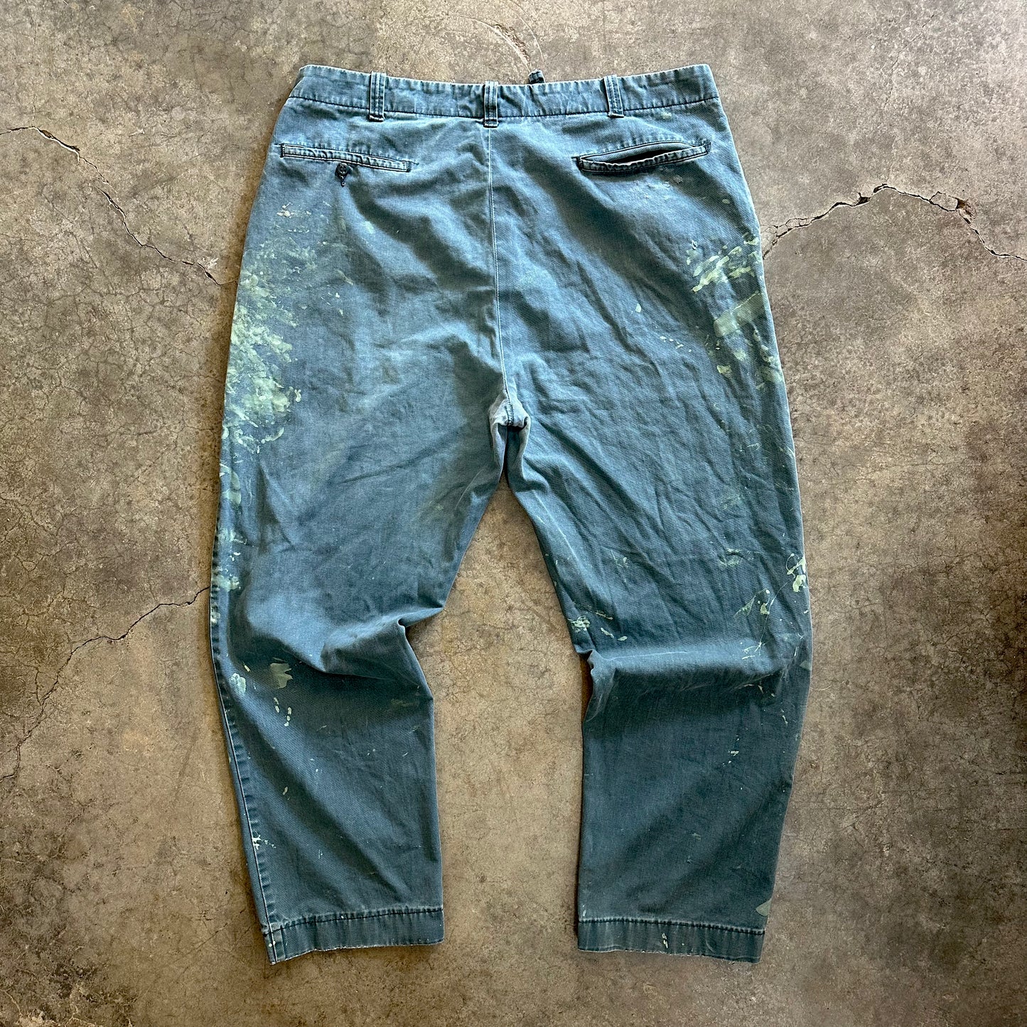 1970s Green Painter Chinos