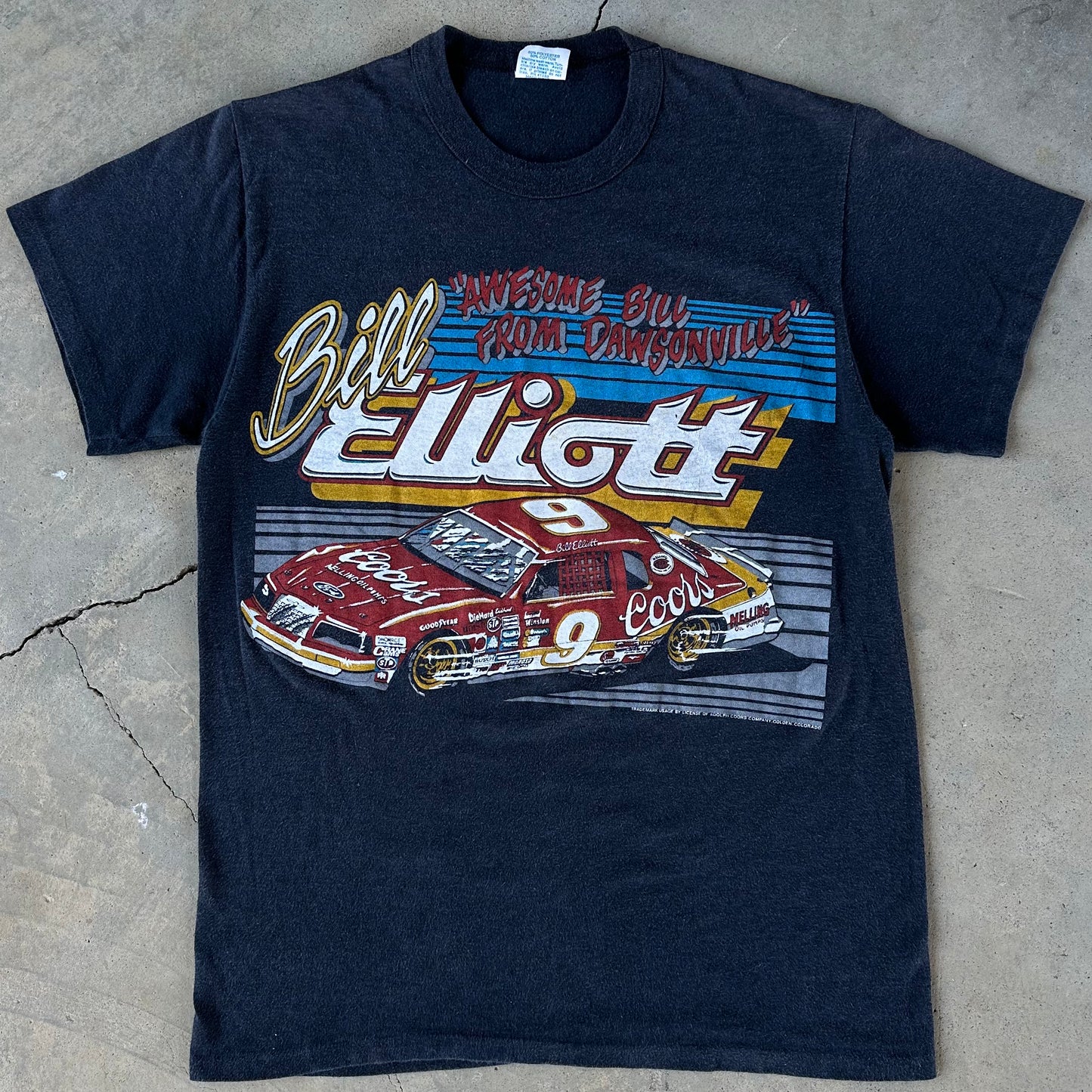 1980s Bill Elliott Coors Nascar Tee