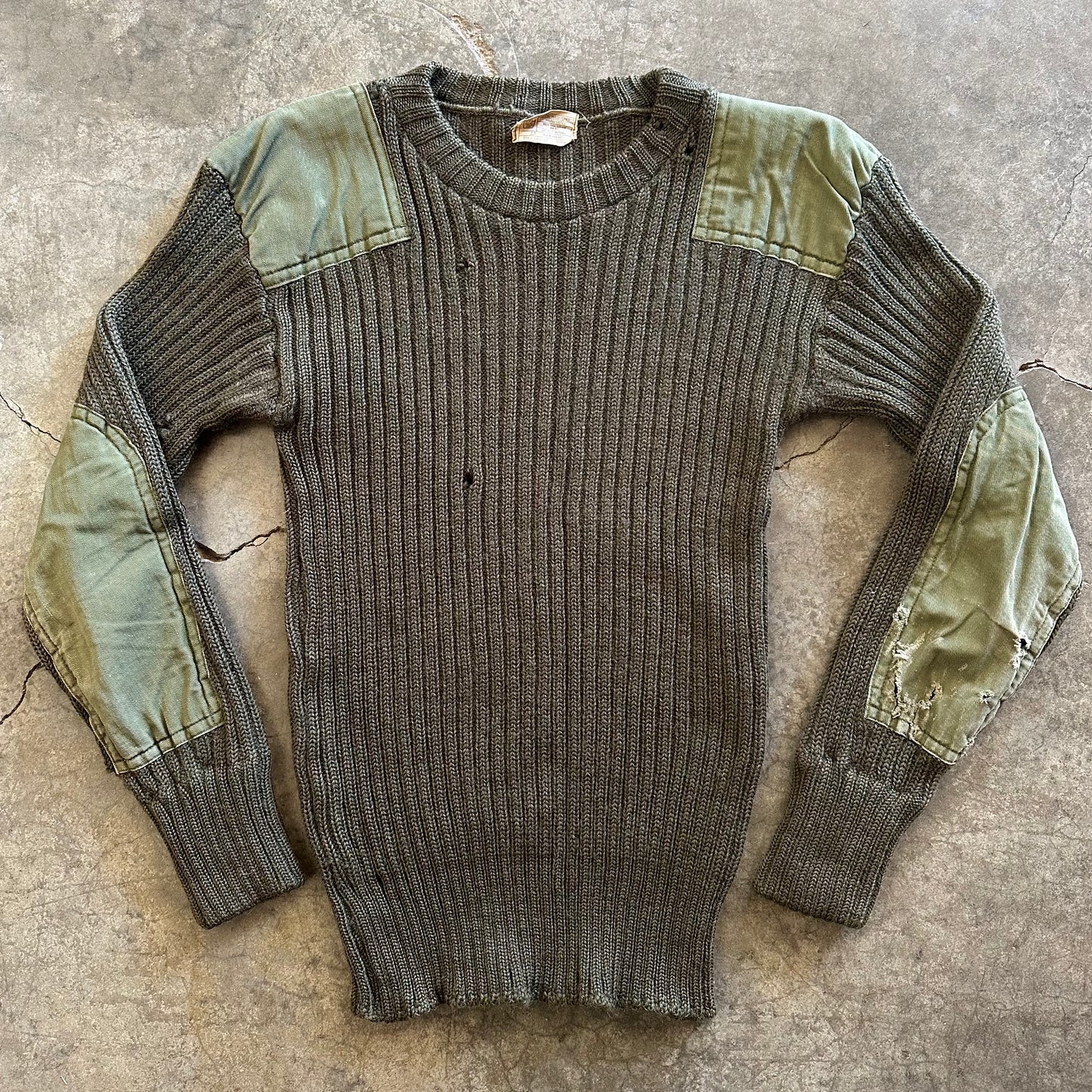 Vintage Military Wool Sweater