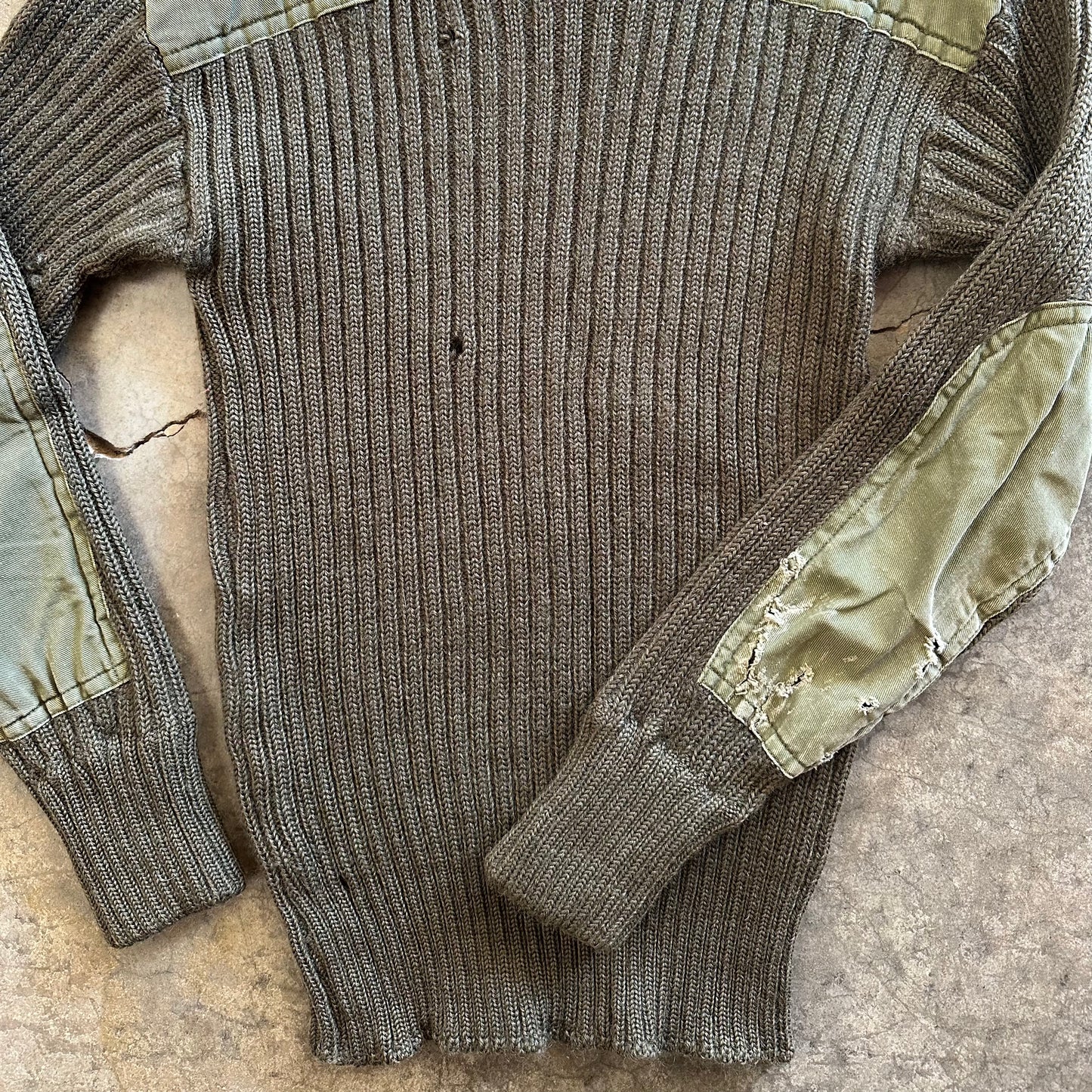Vintage Military Wool Sweater