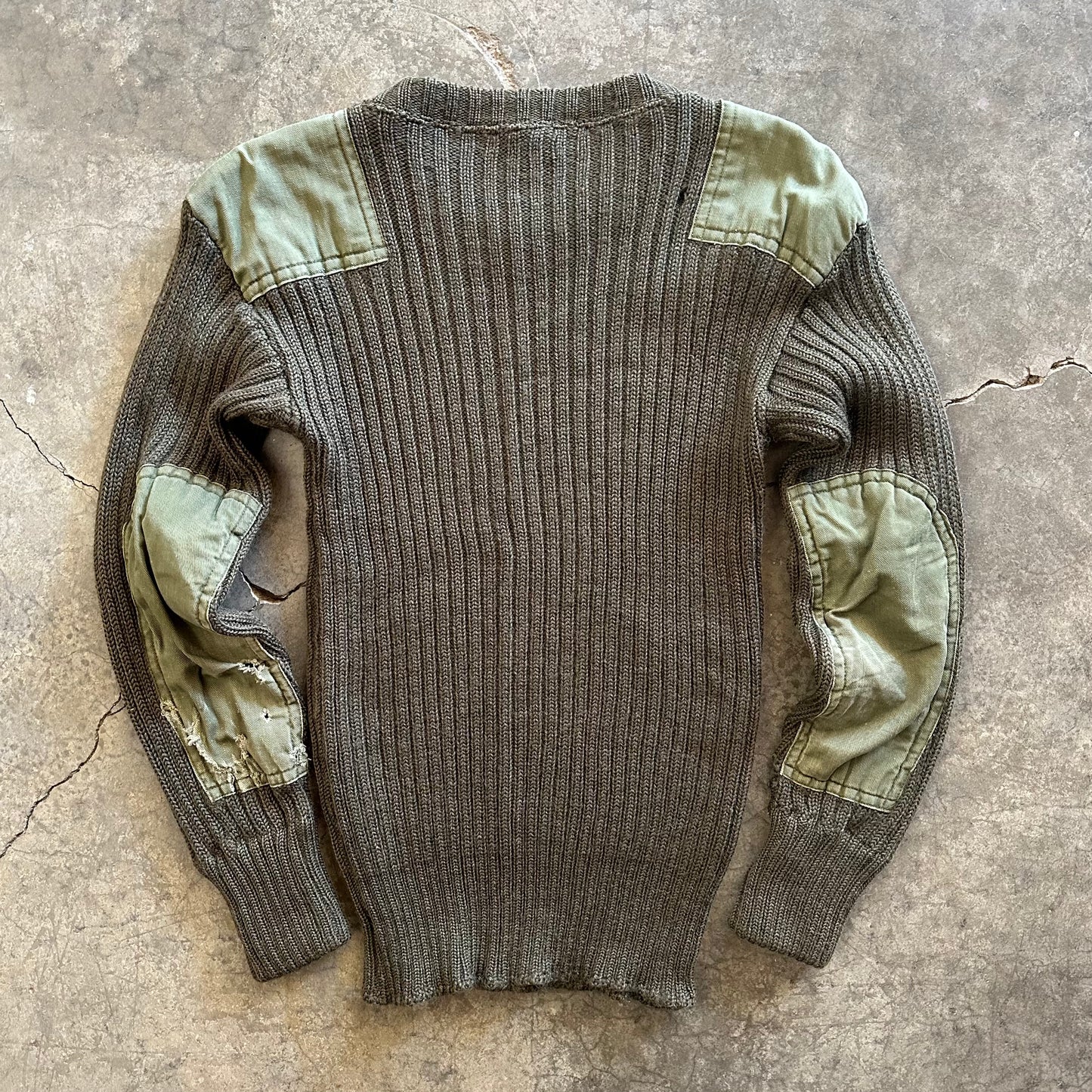 Vintage Military Wool Sweater