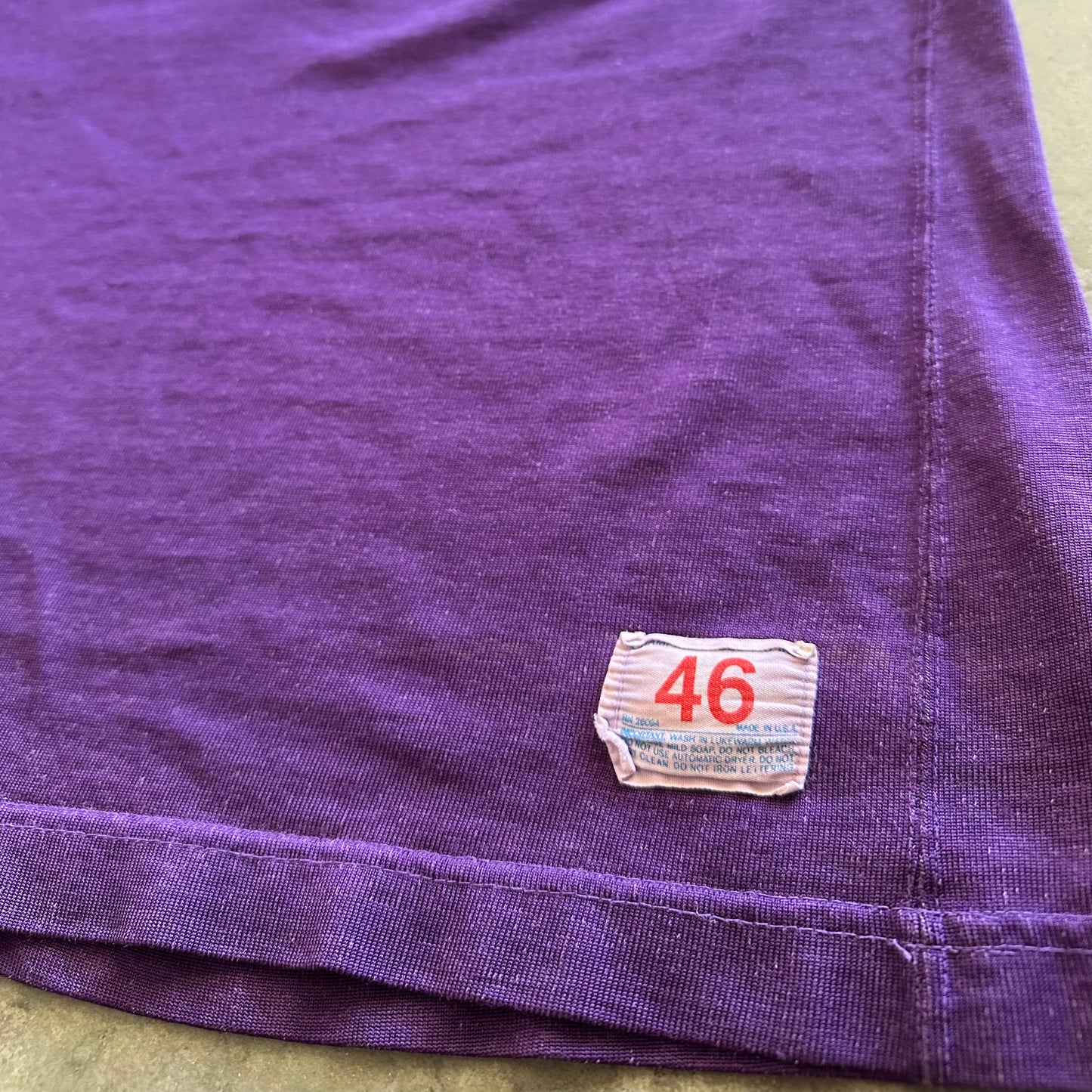 1970s Purple Durene Champion Football Jersey