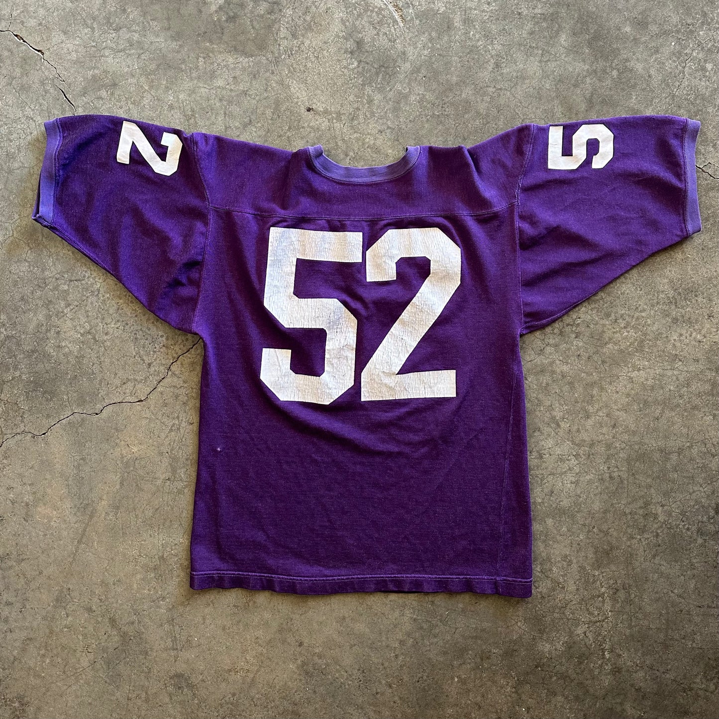 1970s Purple Durene Champion Football Jersey