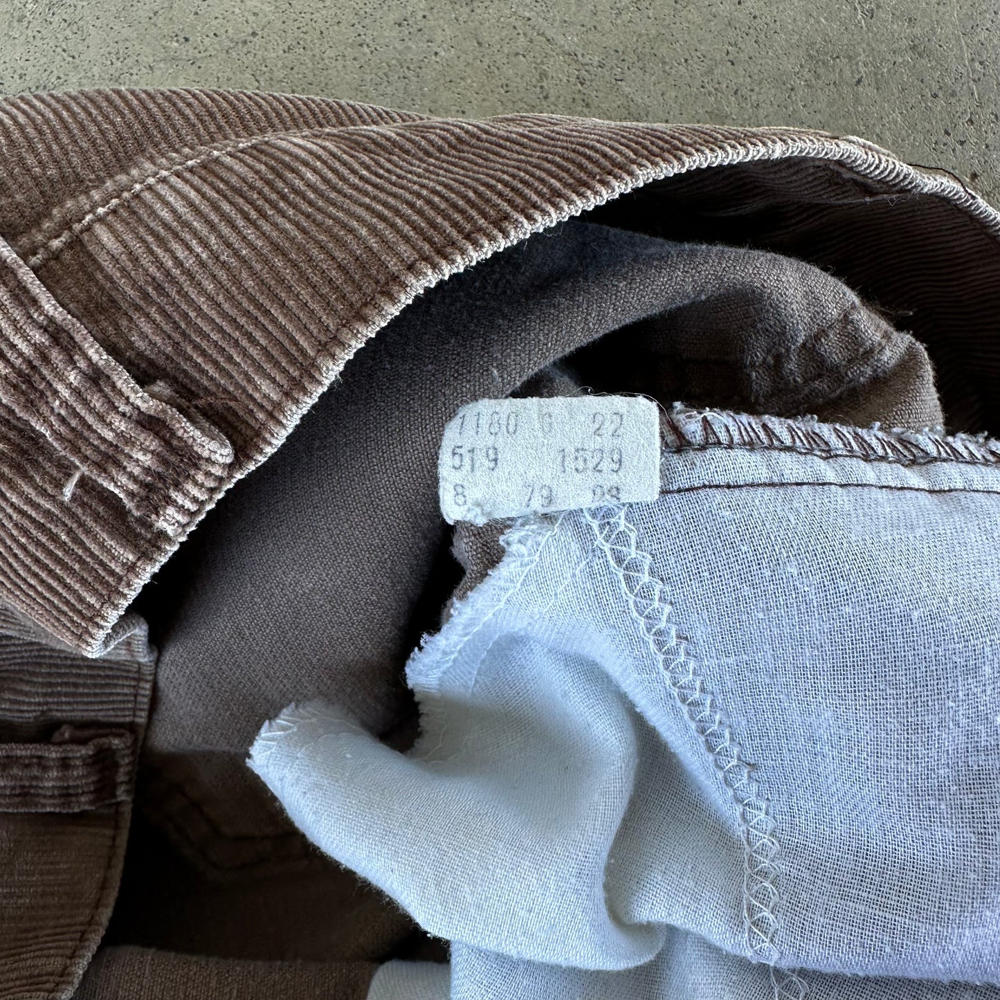 70s Brown Levis 519 Corduroy Pants