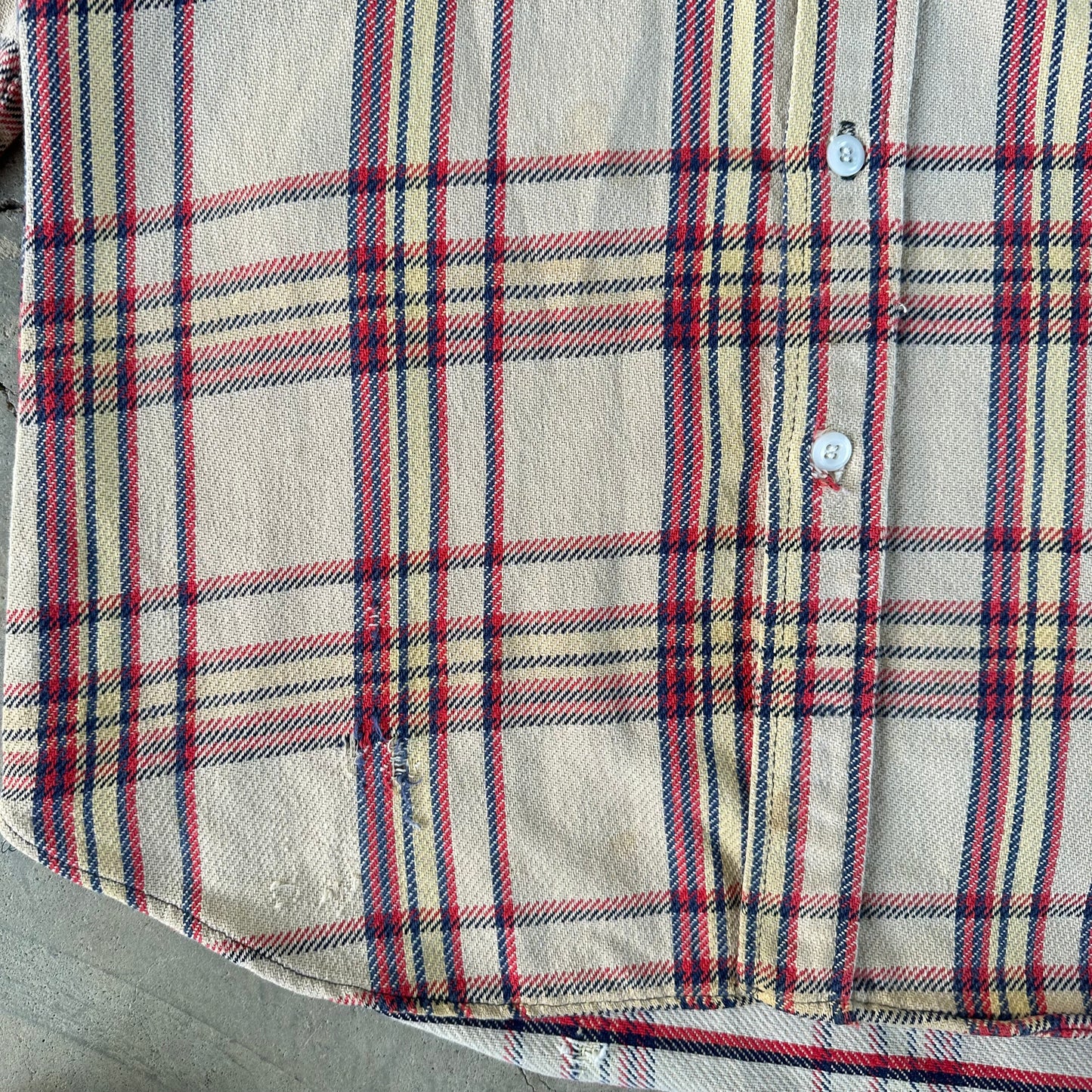 Vintage 1970s Big Yank Cotton Flannel Shirt