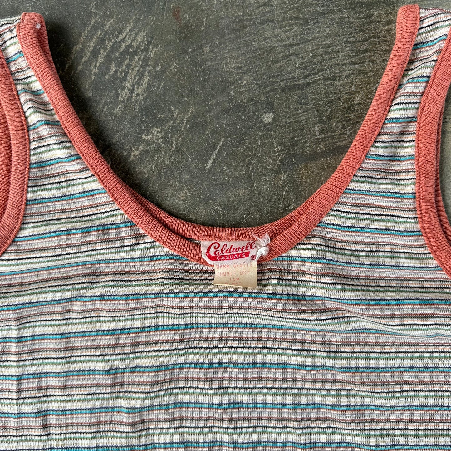 1970s Striped Tank Top