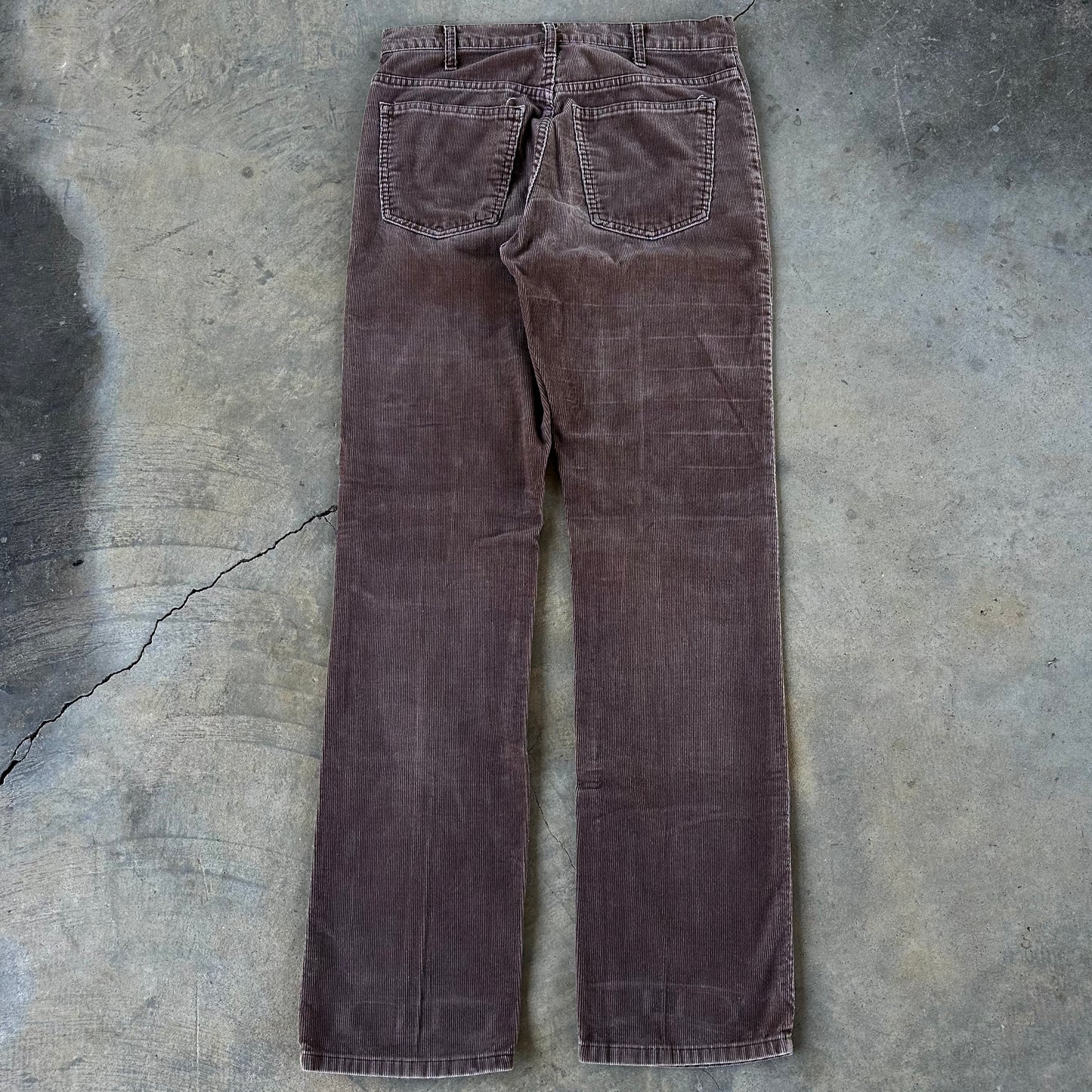 70s Brown Levis 519 Corduroy Pants