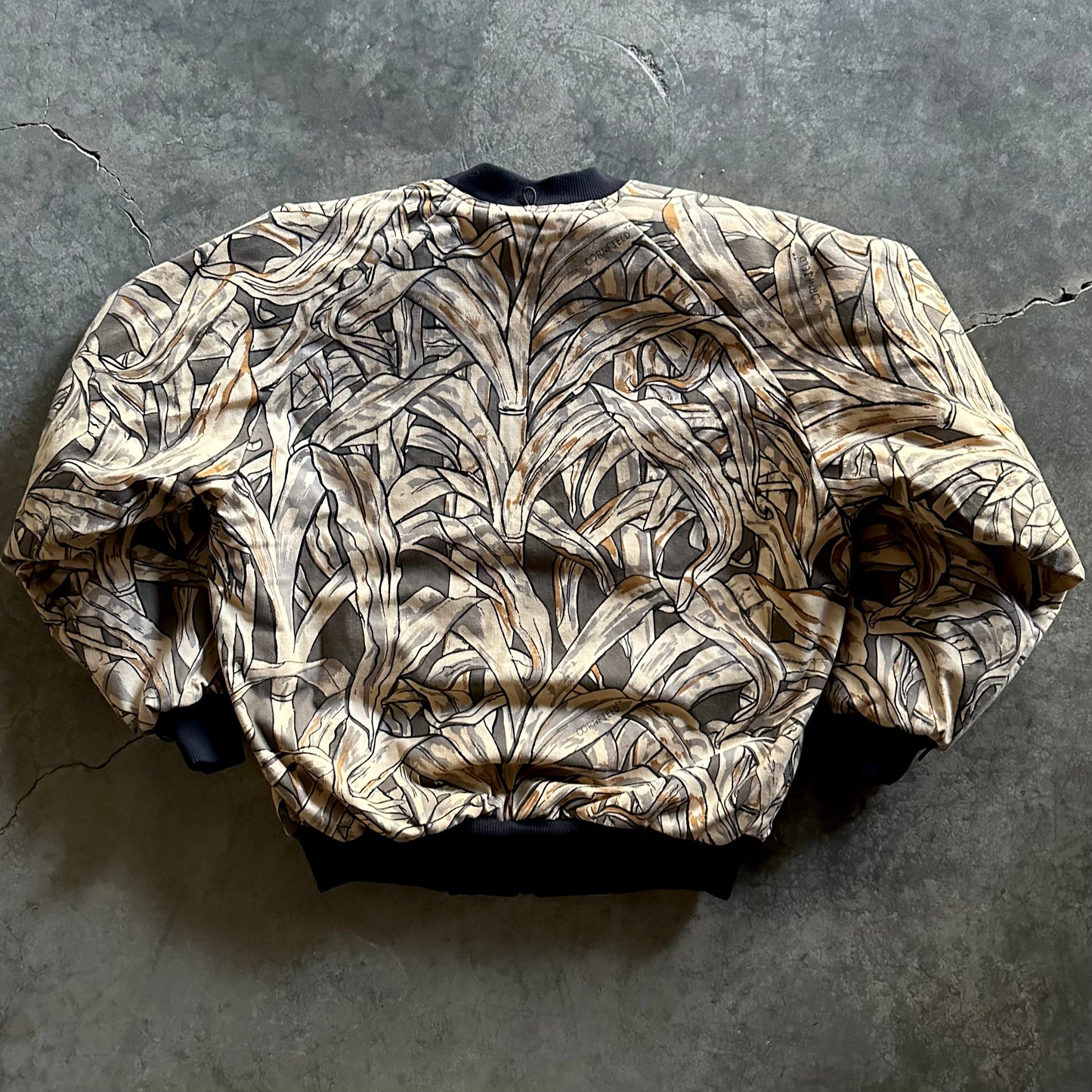 1990s Grass Camo Bomber Jacket