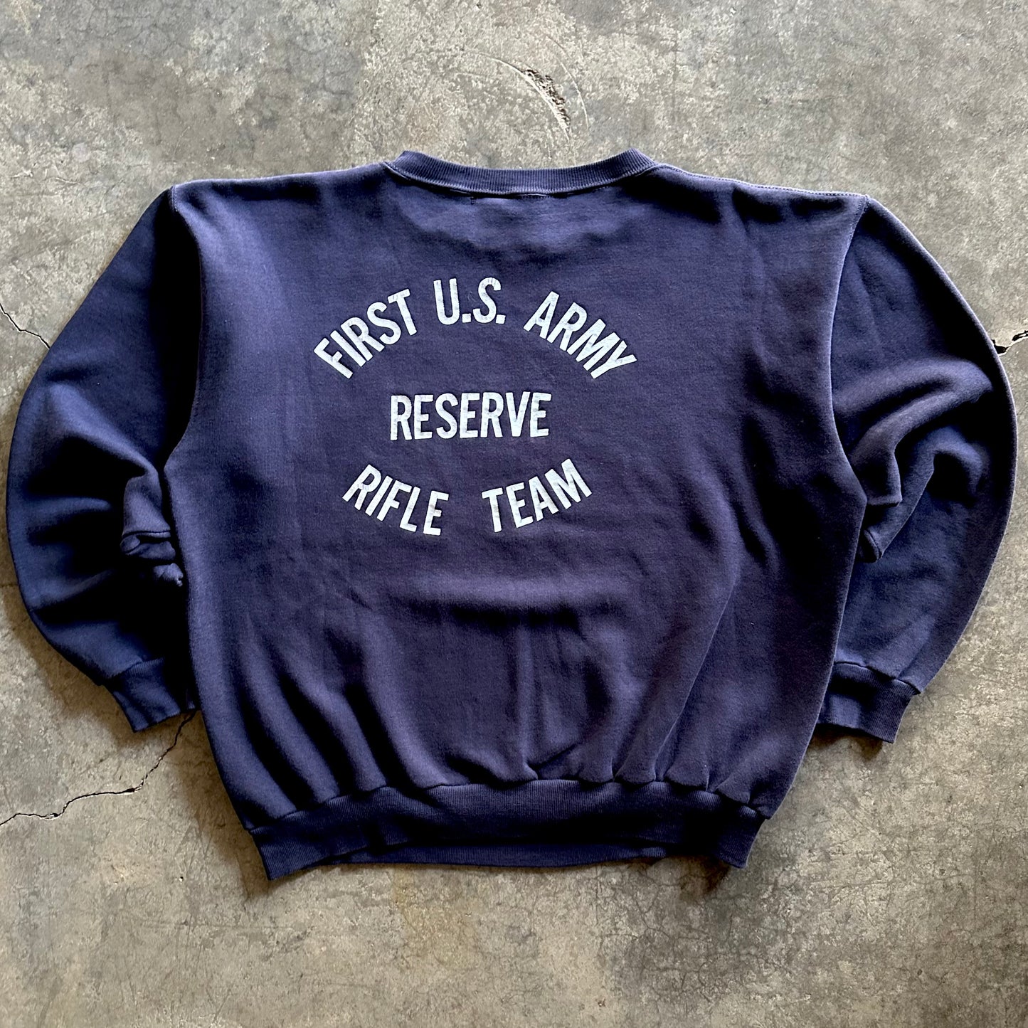 1970s First U.S. Army Reserve Rifle Team Sweatshirt