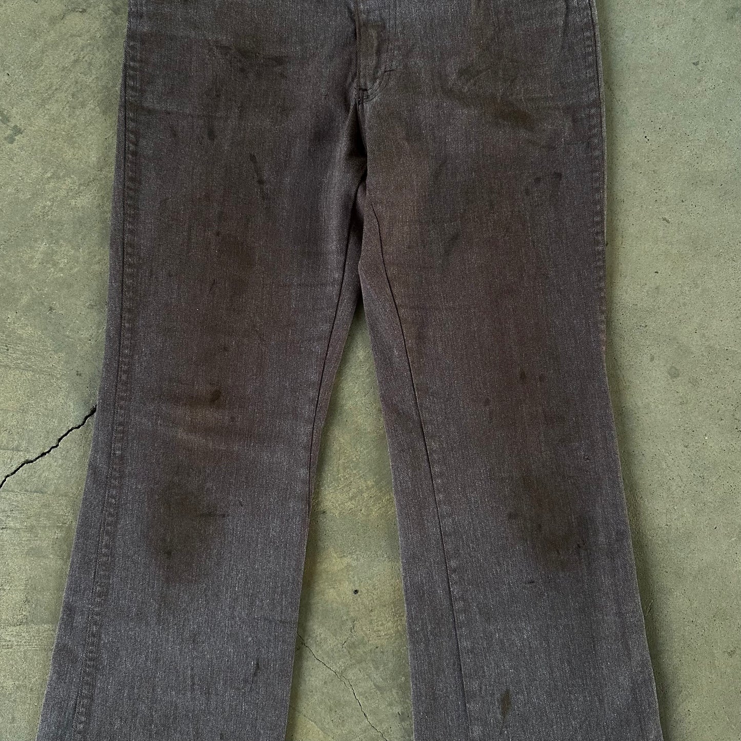 70s Brown Flared Pants