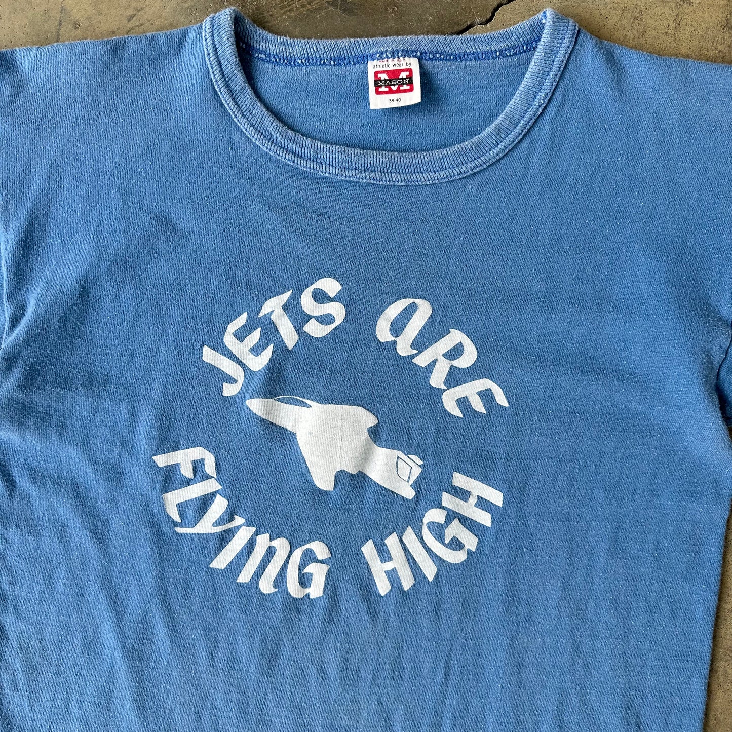 1960s Blue “Jets are Flying High” Tee
