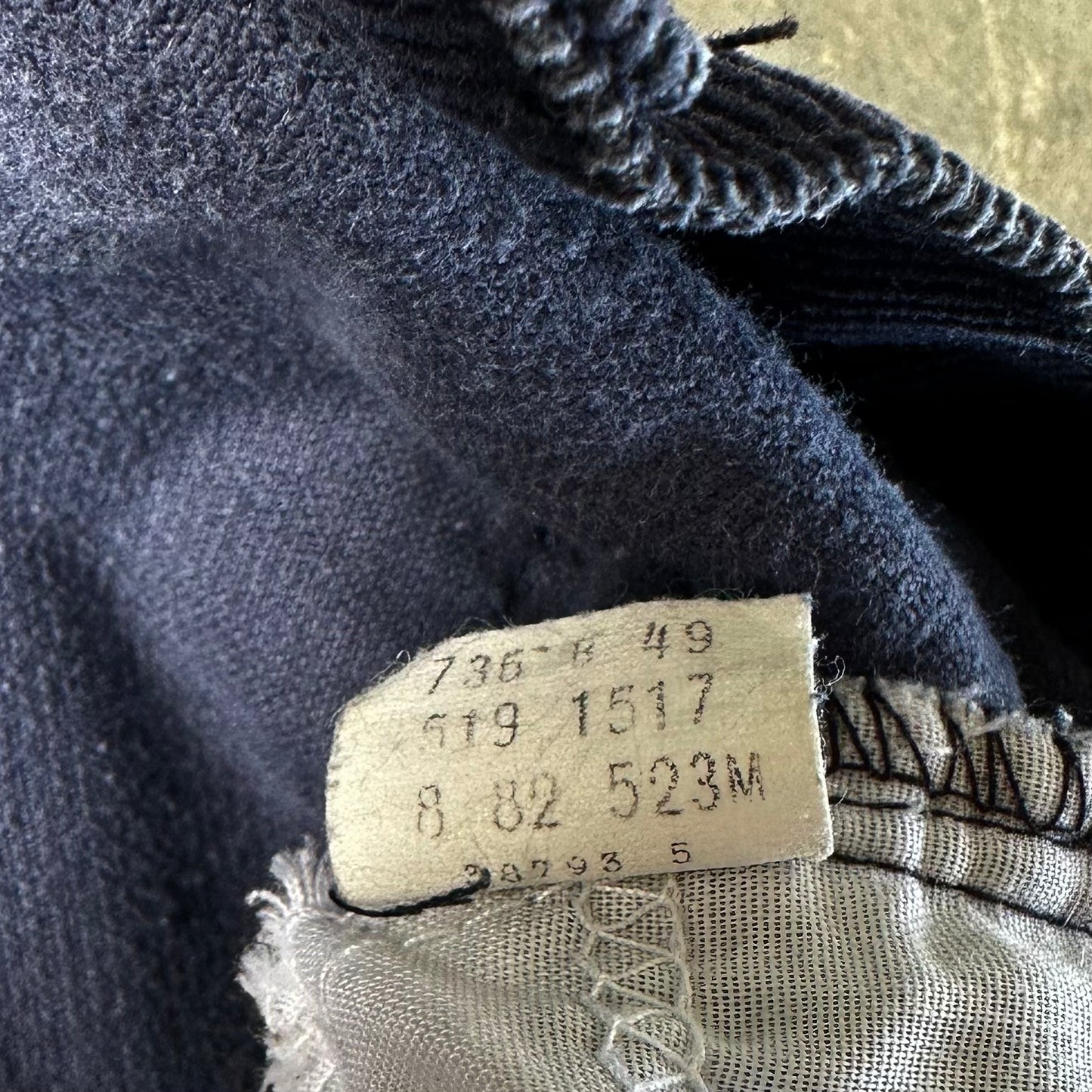 80s Navy Blue Corduroy Levis 519s