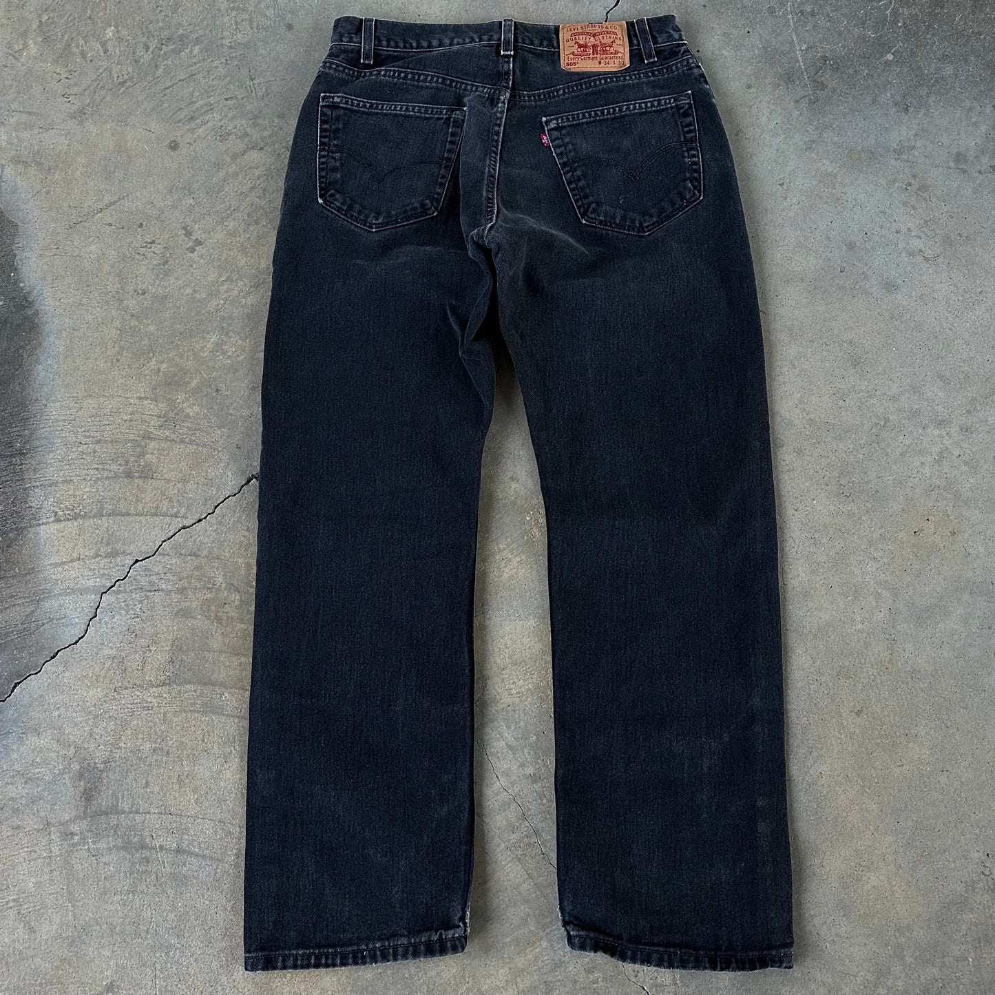 90s Black Levis 505s