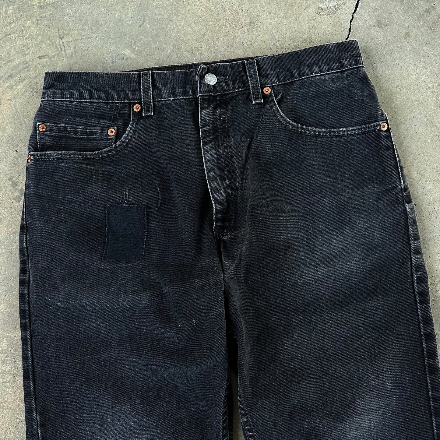 90s Black Levis 505s
