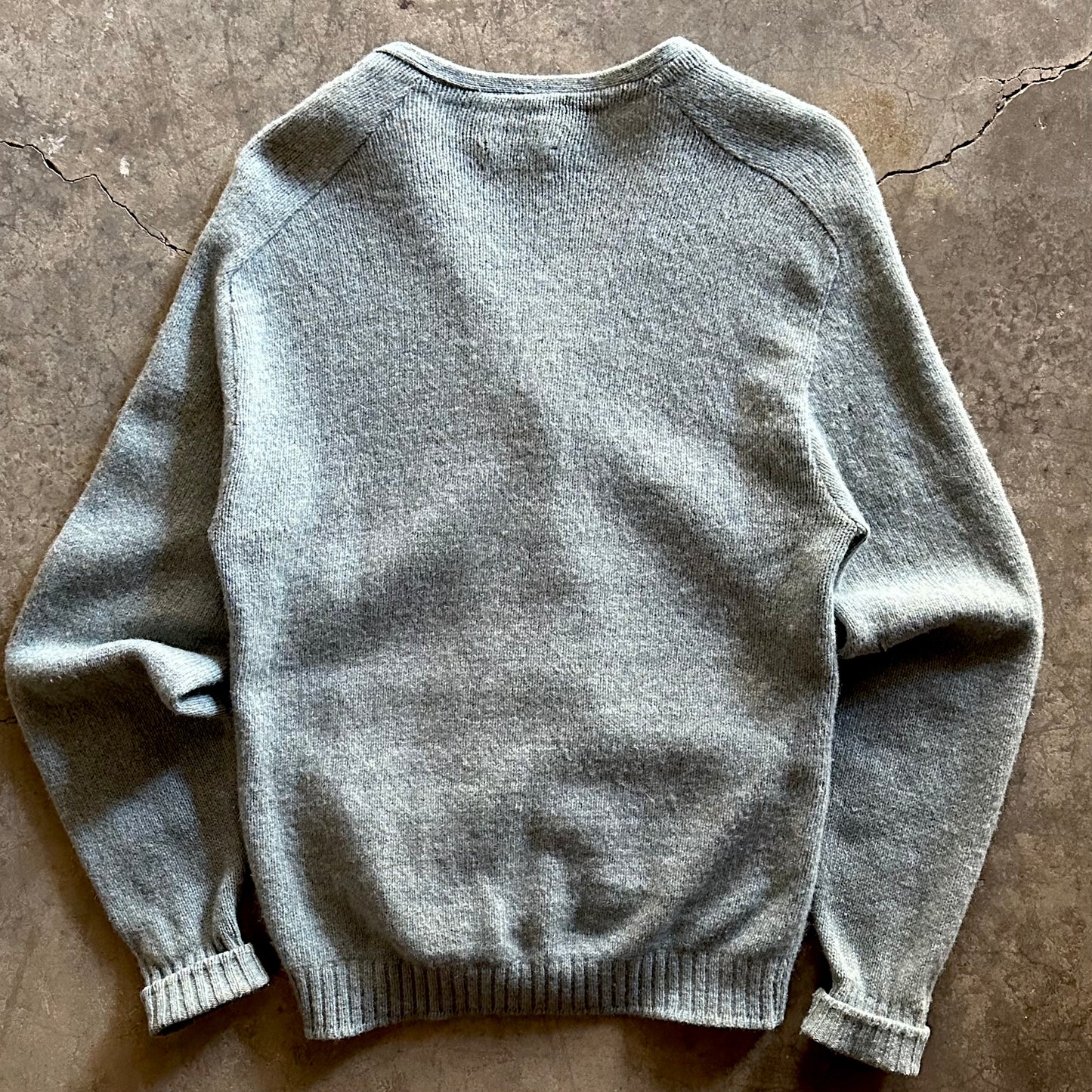 1960s Campus Shetland Wool Cardigan