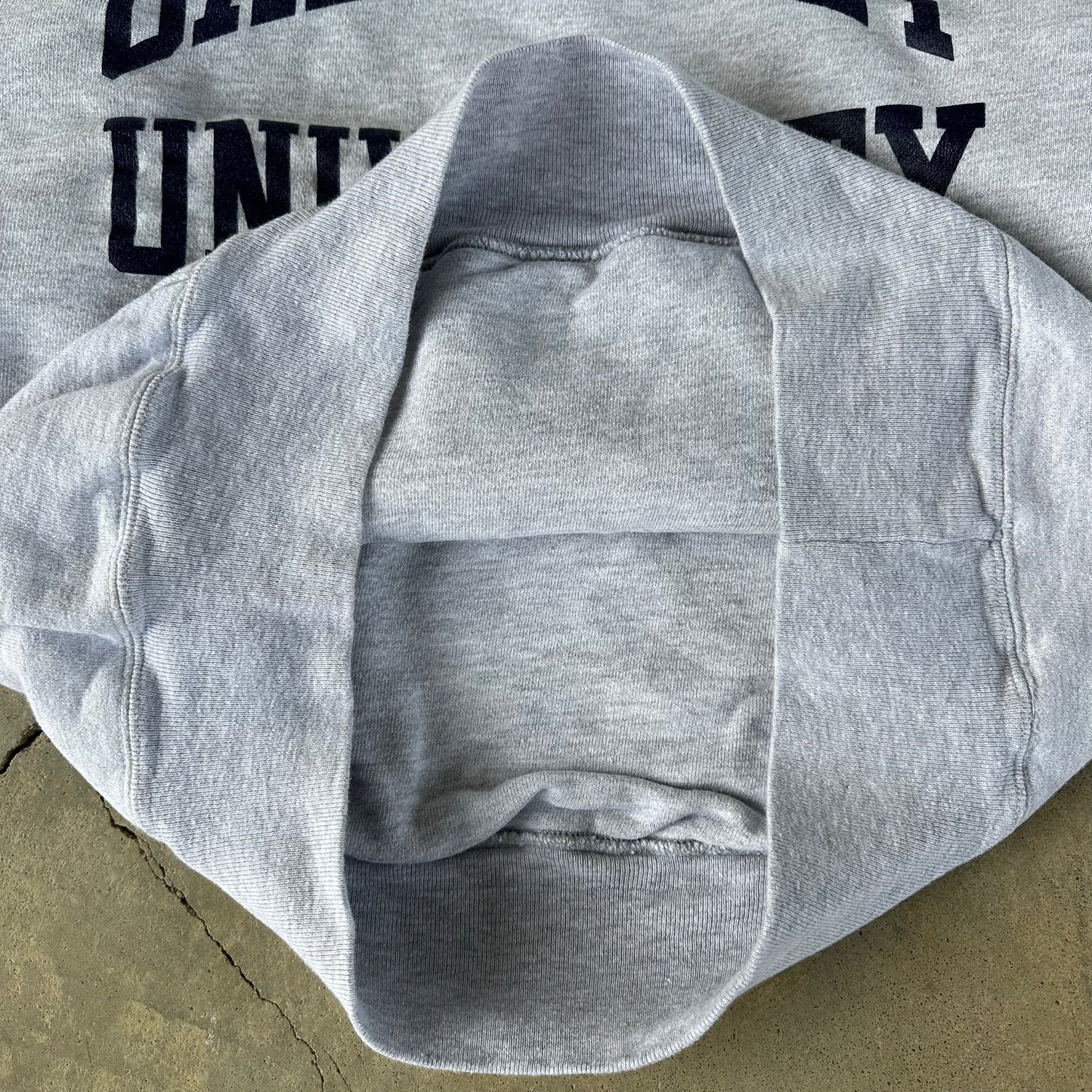 1980s Gallaudet University Champion Reverse Weave Double Face Crewneck