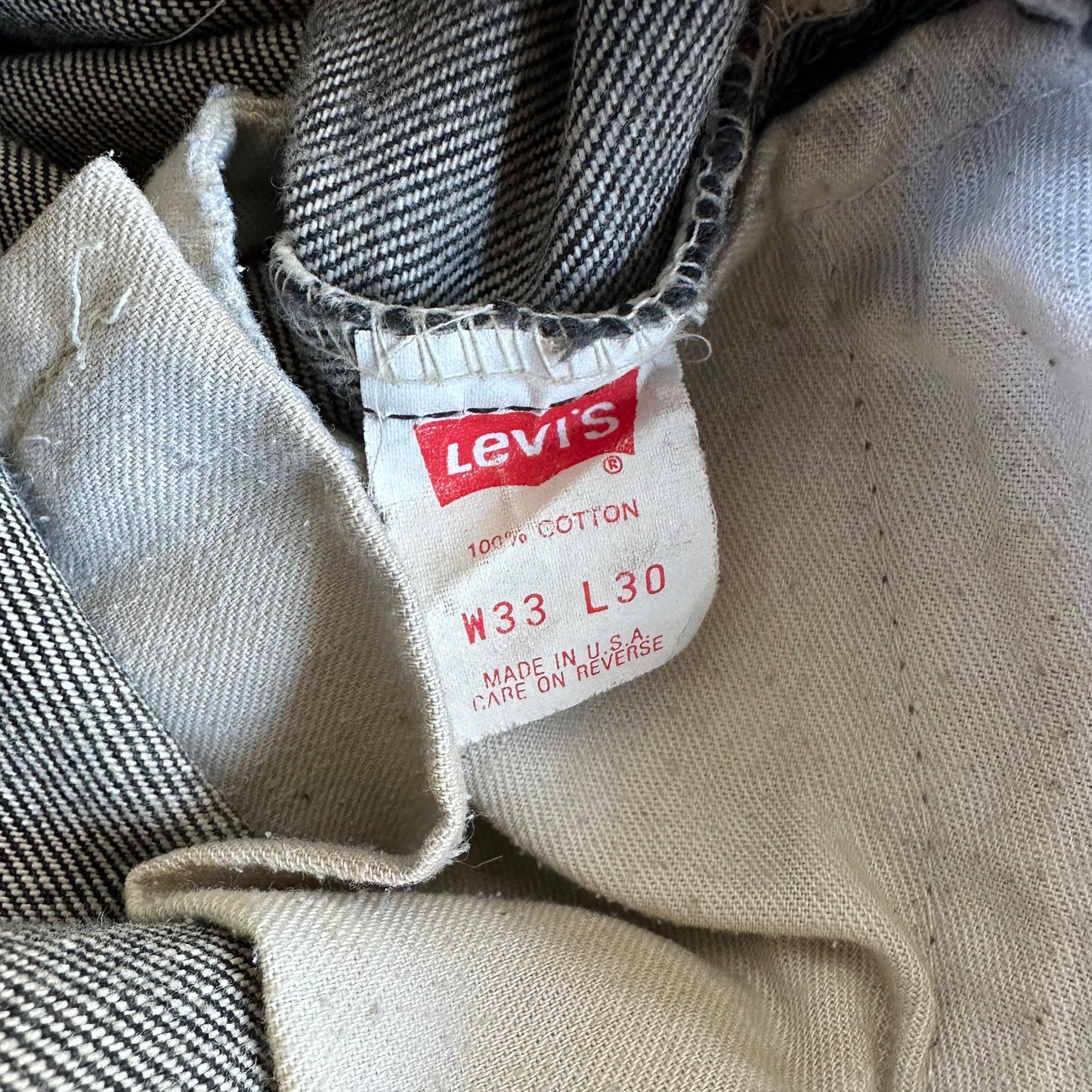 USA Made Black Levis 505
