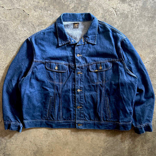 Vintage Lee Riders M.R. Dark Blue Denim Trucker Jacket