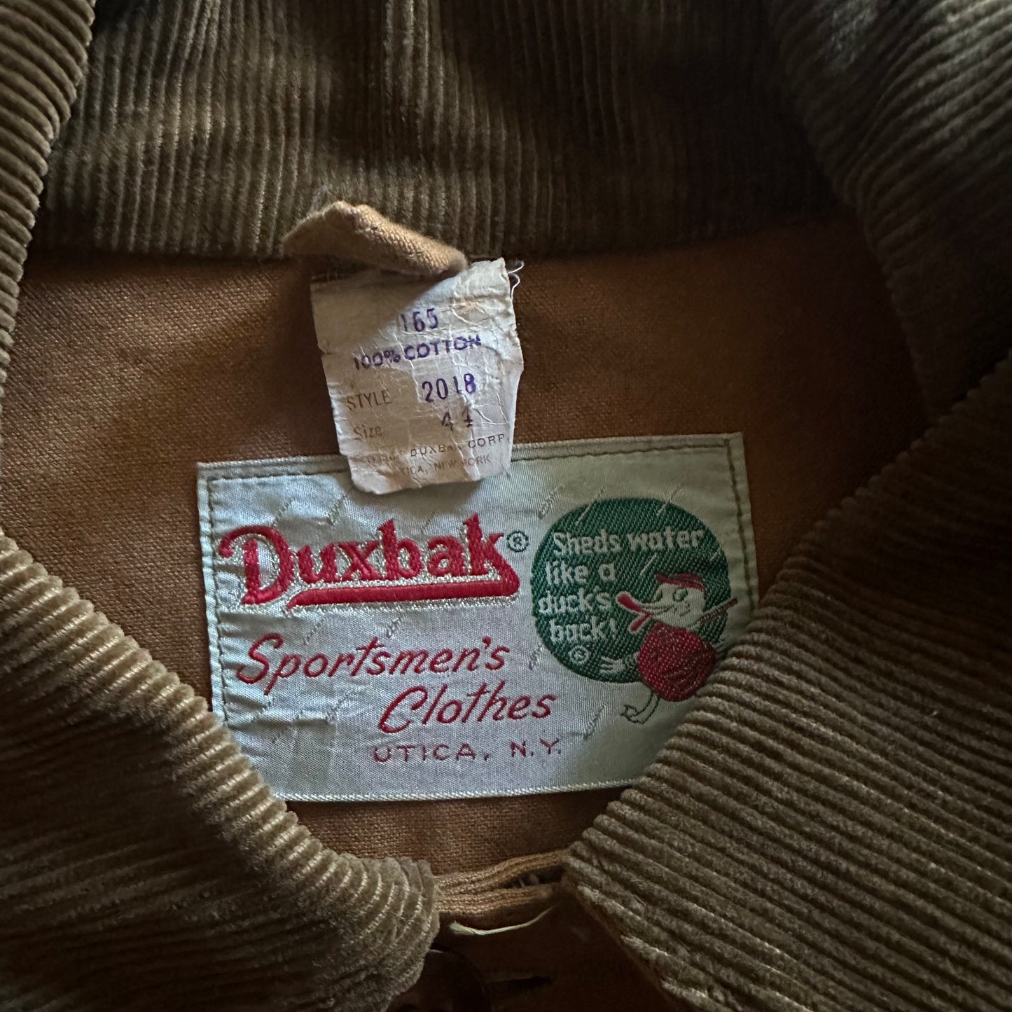 1950s Duxbak Canvas Hunting Jacket