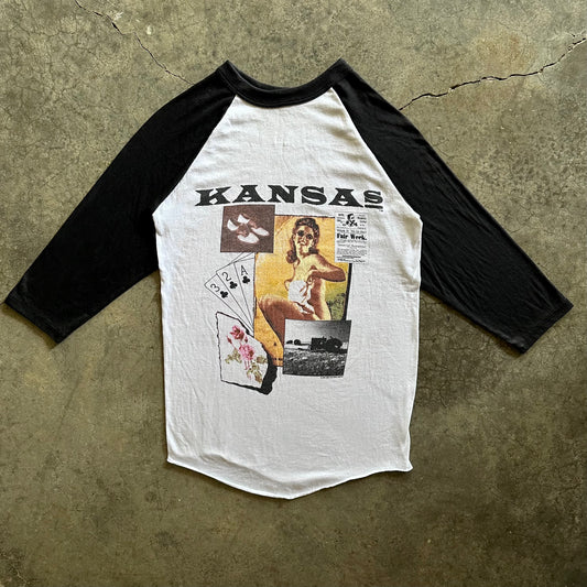1980s Kansas Raglan Band Tee