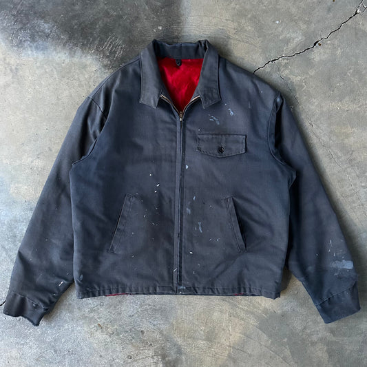 60s Grey Painted Work Jacket