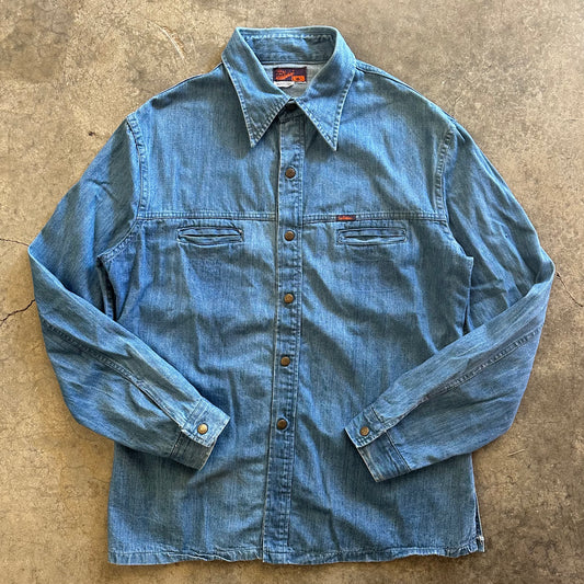 1960s Sanforized Landlubber Denim Shirt