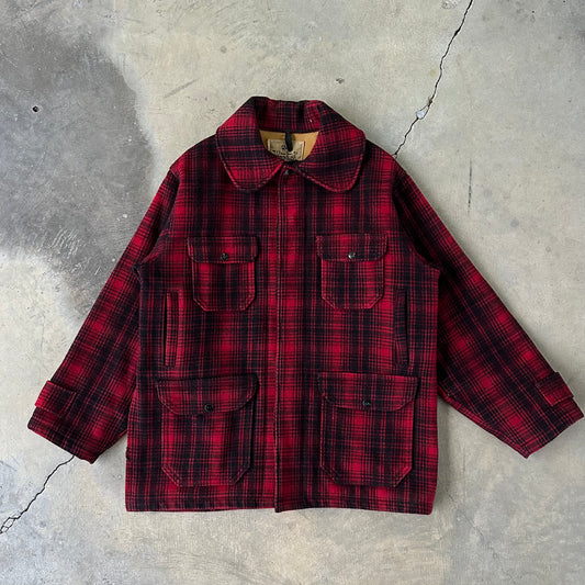 60s Woolrich Buffalo Plaid Wool Hunting Jacket