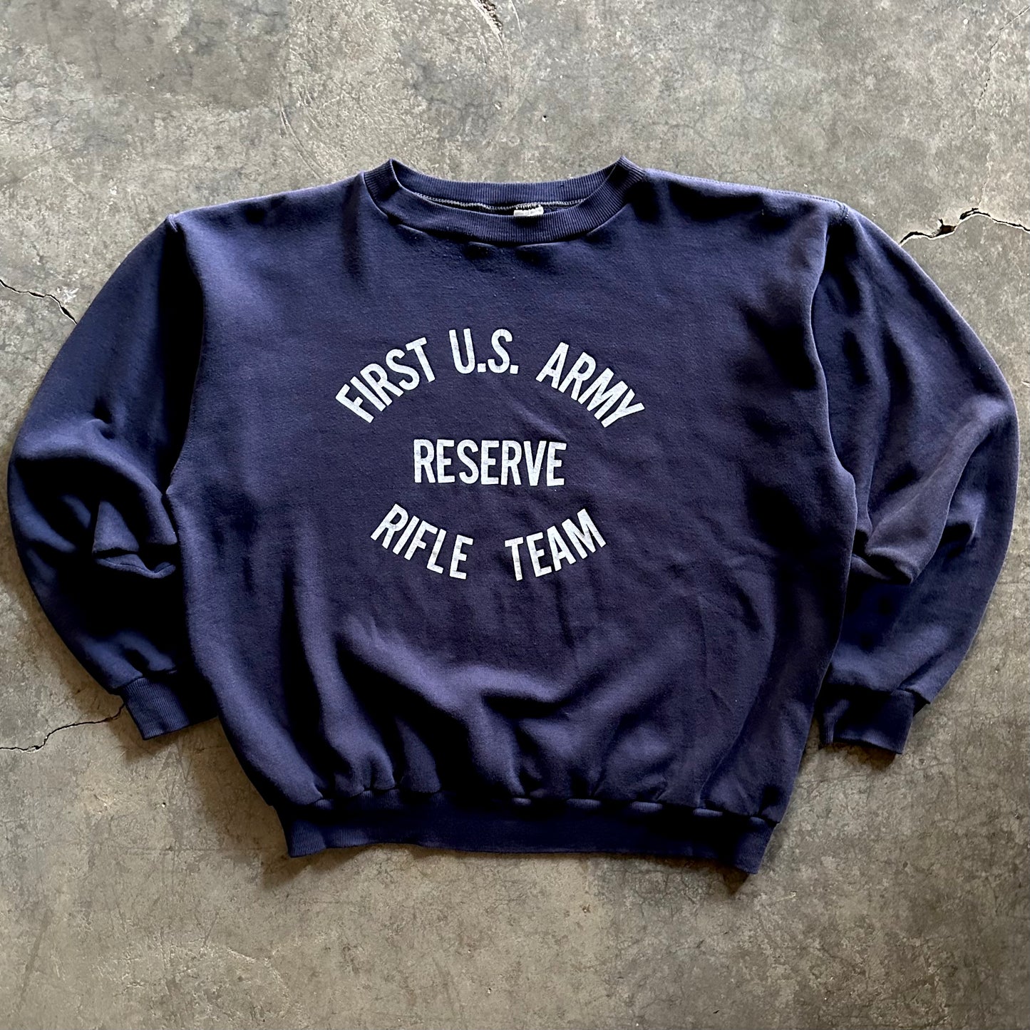 1970s First U.S. Army Reserve Rifle Team Sweatshirt