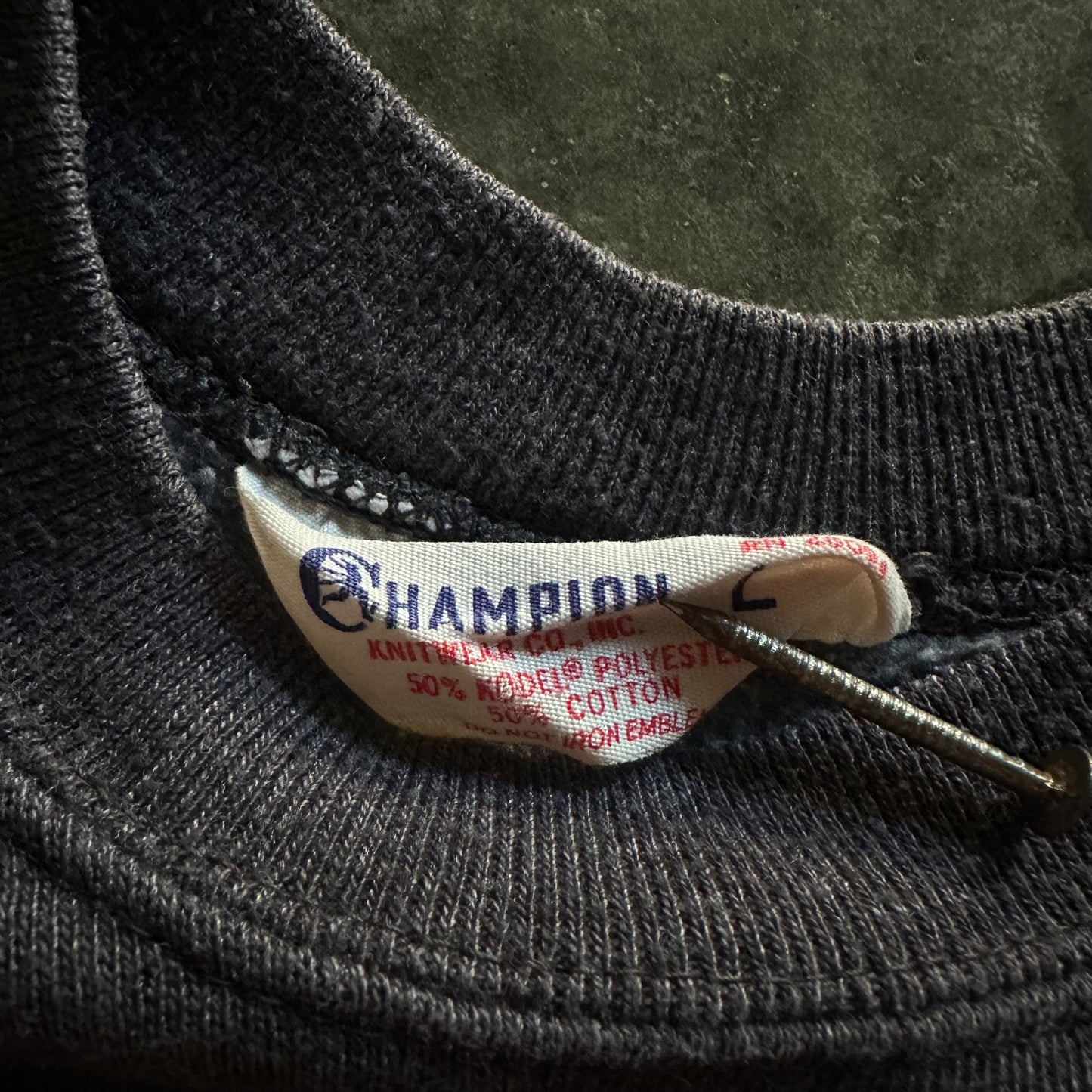 1960s Gray 50/50 Champion Running Man Sweat