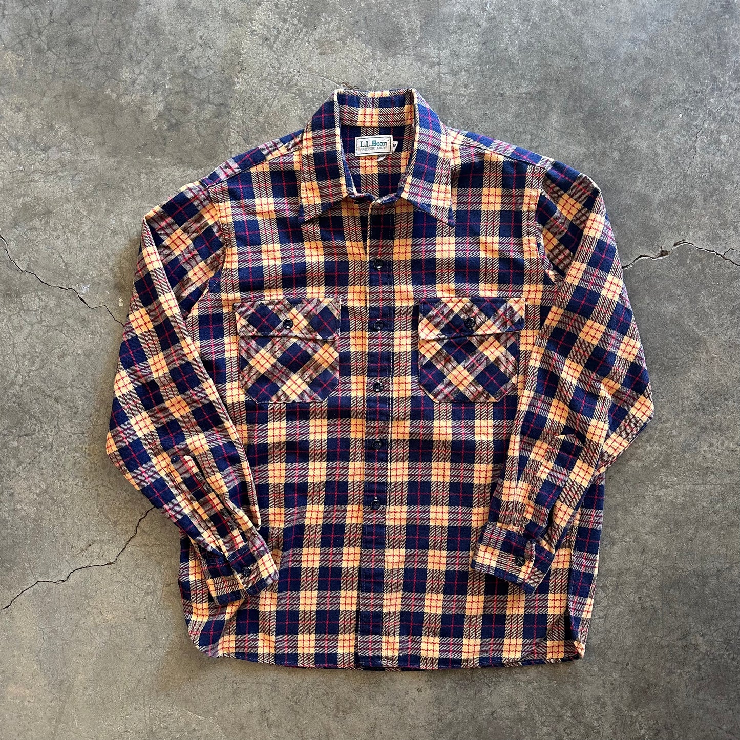 Vintage 1980s L.L.Bean Flannel